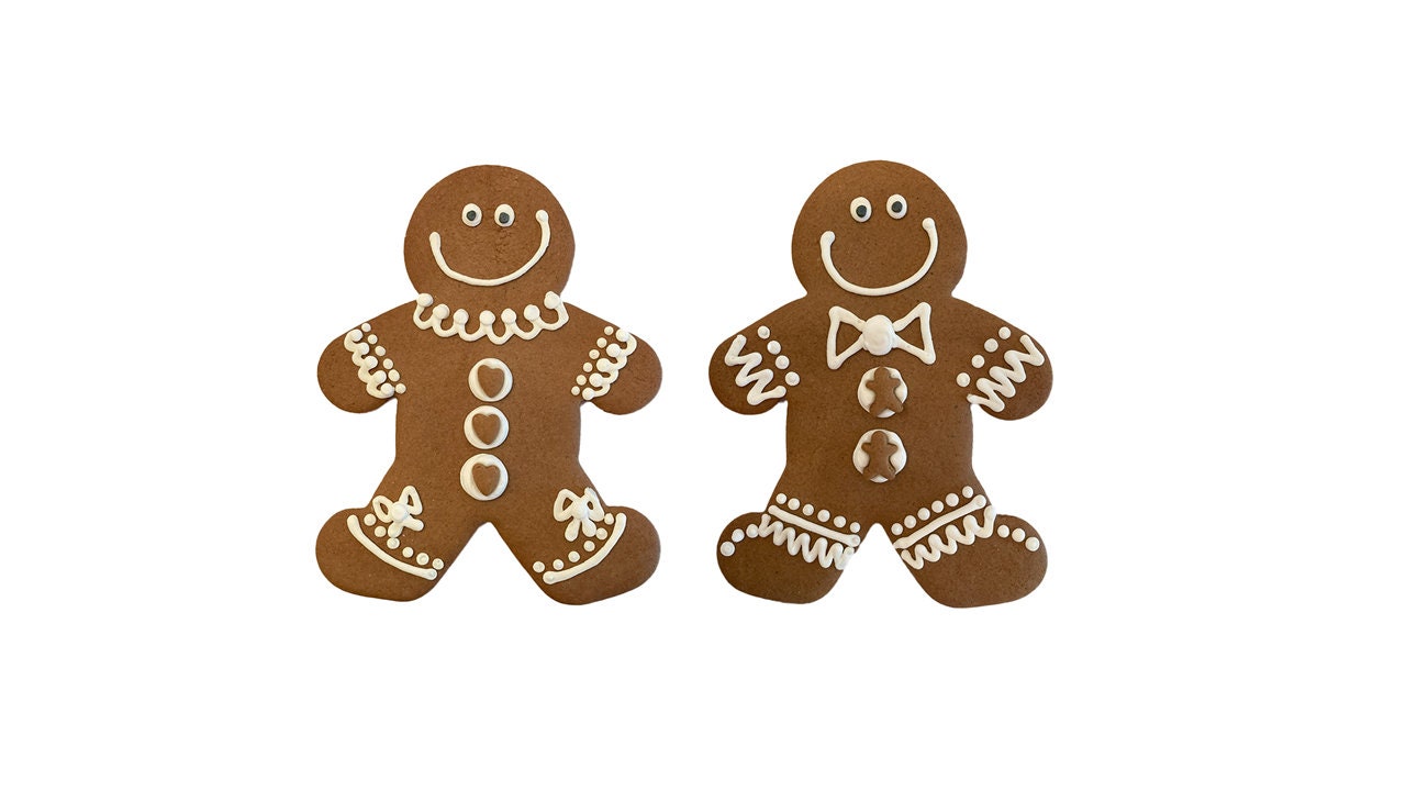 GIANT 8.5inch Gingerbread Boy or Gingerbread Girl Etsy