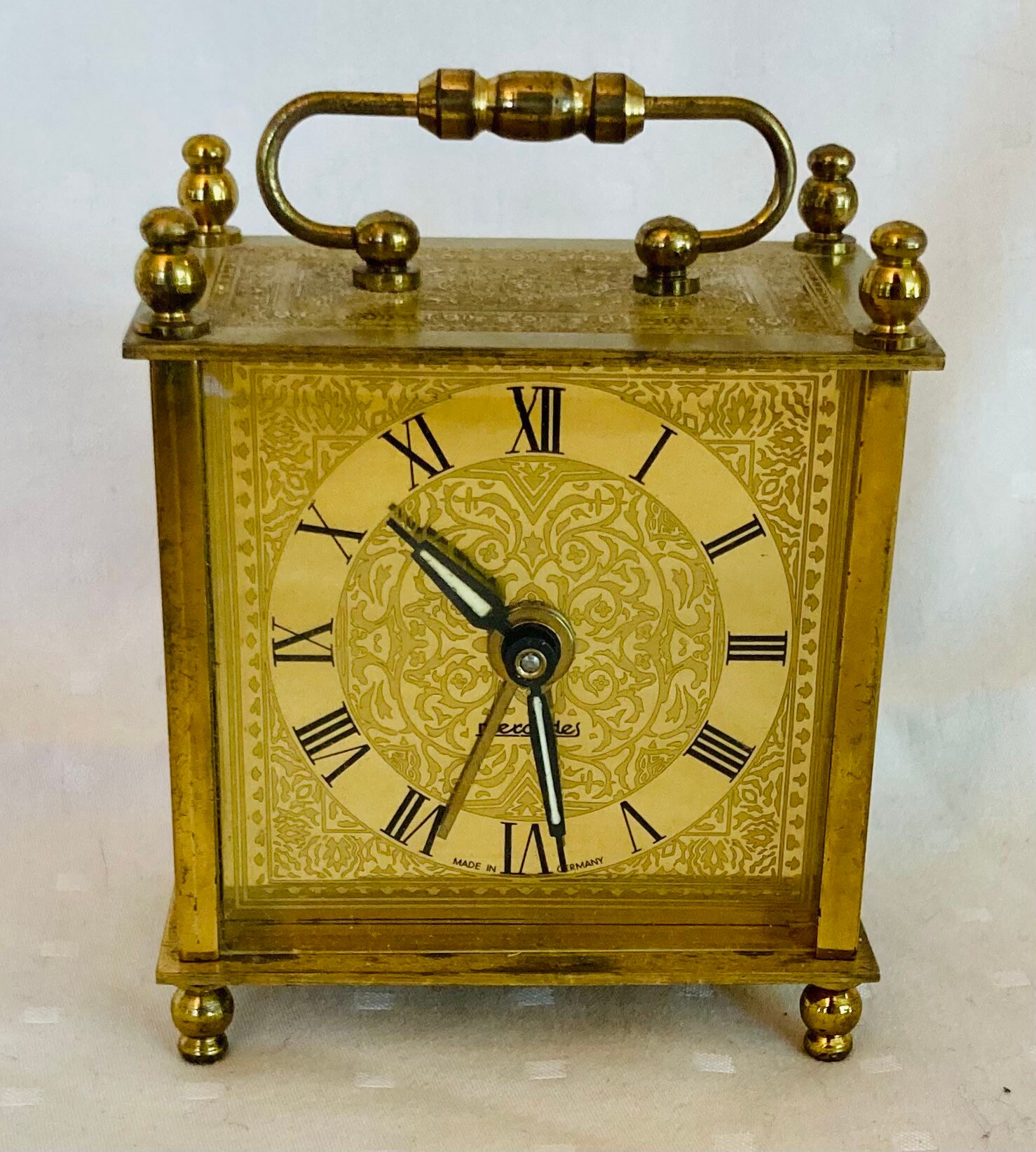 Vintage German Carriage Clock Etsy