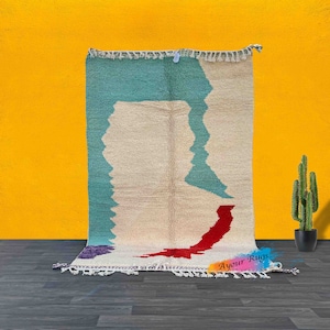Custom Beni Ourain Rug | Teppich Marokko| Moroccan Rug | Berber Carpet | Handmade | Home Living Floor | Beautiful Rug | Free Shipping