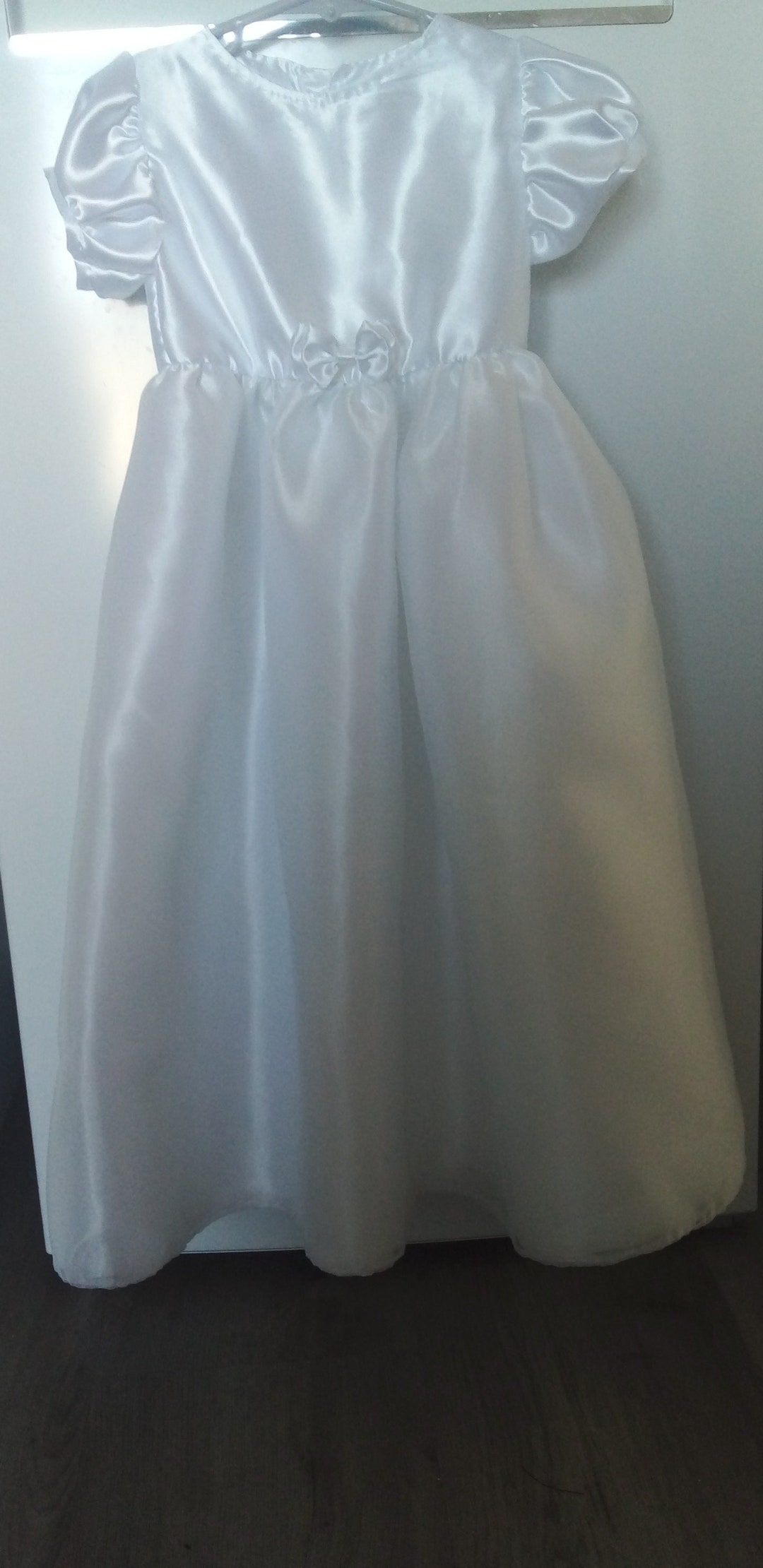 Satin Christening Gown 36m Etsy