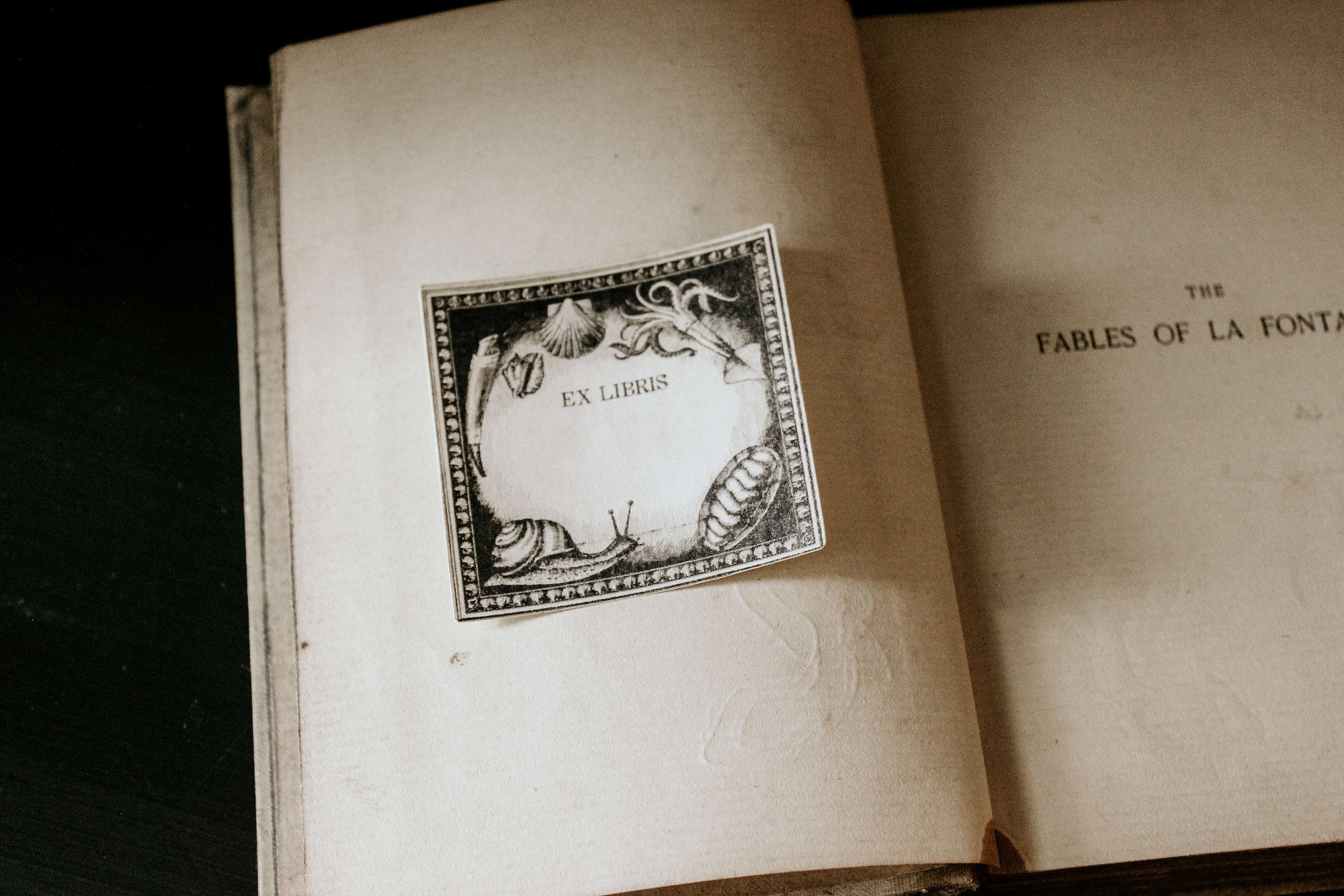 Ex Libris Sticker Pack - Etsy