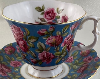 Royal Albert Harewood Teetasse Untertasse Duo - Vintage Porzellan