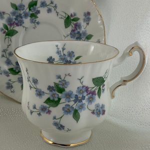 Filiżanka i spodek Paragon Forget-Me-Not Duo