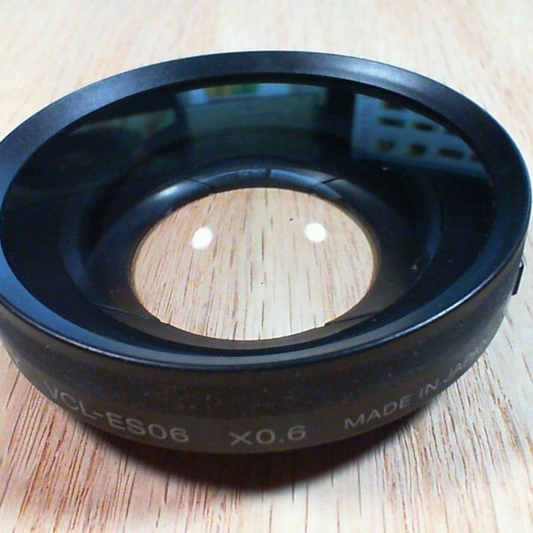 Sony VCL-ES06 X0.6 One Touch Wide Conversion Lens for 52mm lens camcorders