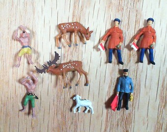 Preiser Model Railway HO figures Miniaturfiguren  1/90 scale Original Hand painted Unused Republic of Germany
