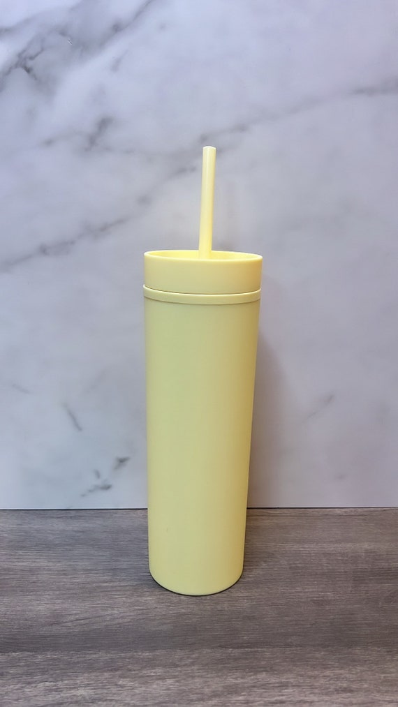 16oz Pastel Skinny Straight Tumbler Matte Tumbler With Straw Customizable  Blank Tumblers Bulk With Lids and Straws Fast Shipping USA 