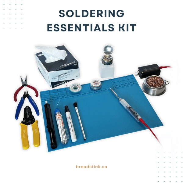 Professional Soldering Kit - Circuit Board, Computer Programmer, Software Engineer, Computer Science, Techie, Stocking Stuffer, DIY Kit