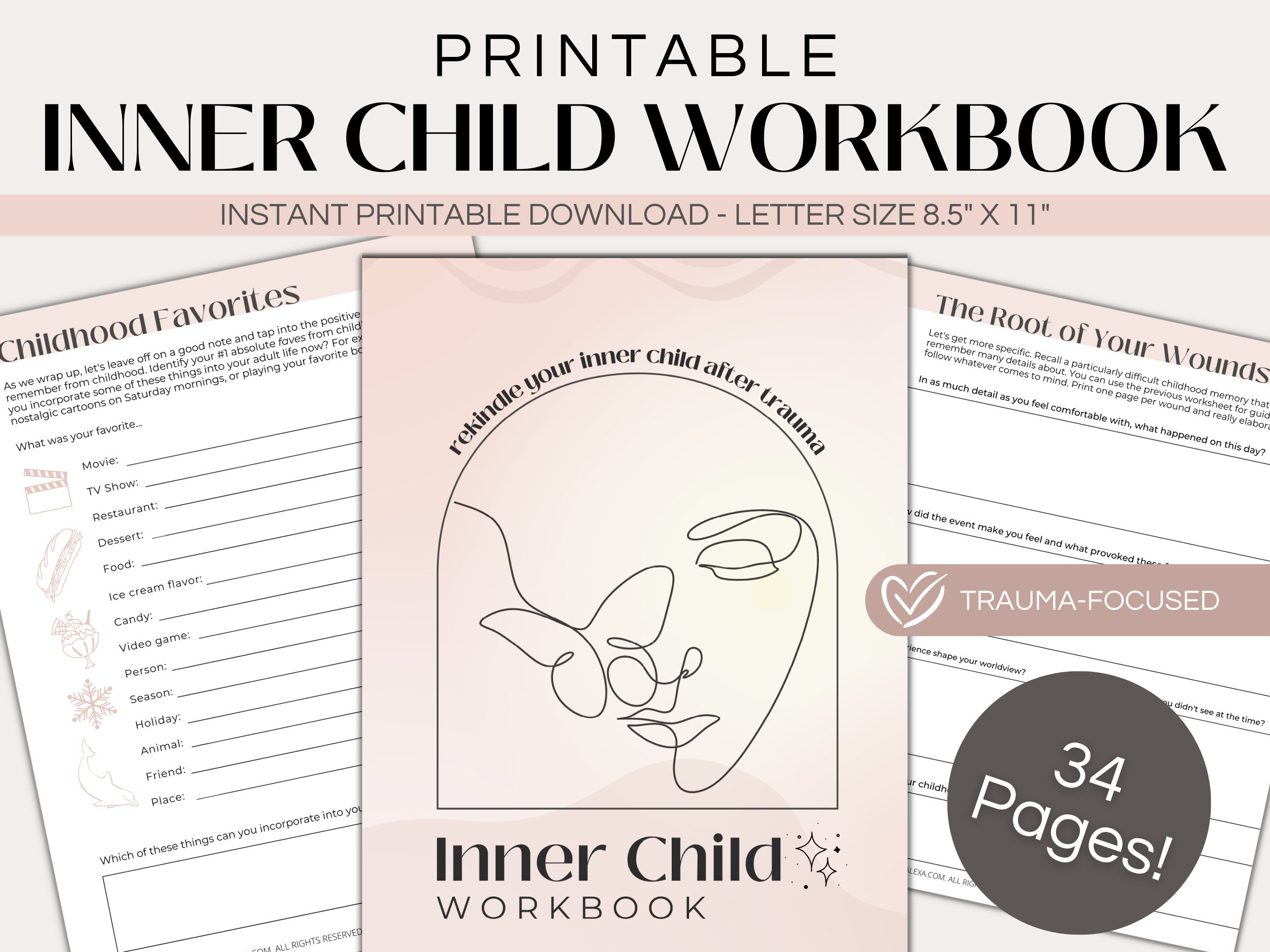 Shadow Work Journal for Black Women, Inner Child Healing Journal