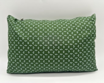 Pine cushion 20x30 green colored and zipper - filled with Tyrolean pine shavings - optionally with 5ml organic pine oil
