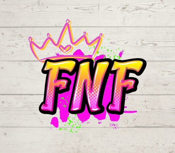 FNF PNG Instant Digital Download FNF Sublimation Design for 