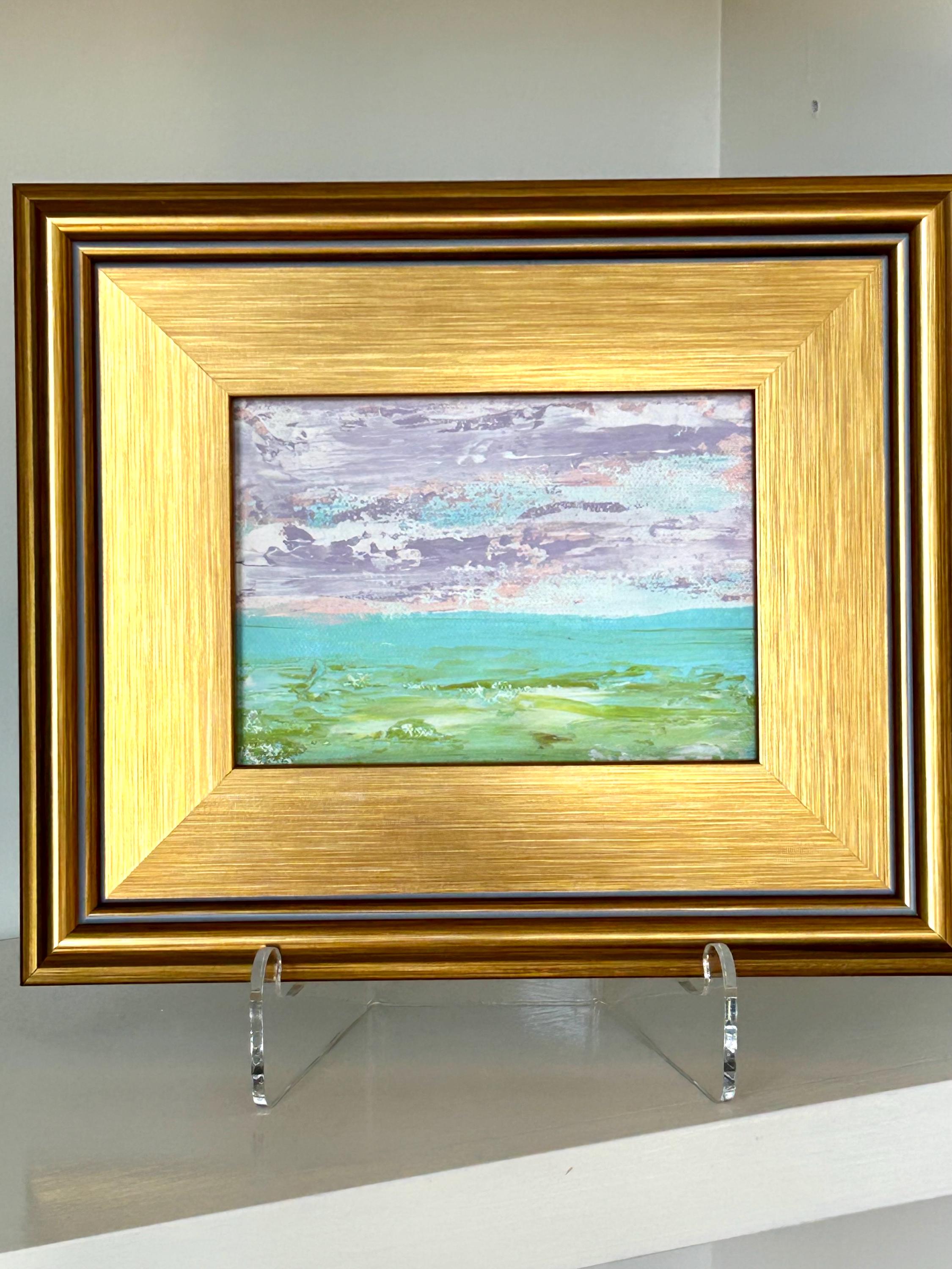 Coastal Landscape Painting | Beach  Painting | Beach House Decor | Coastal Pastel Painting