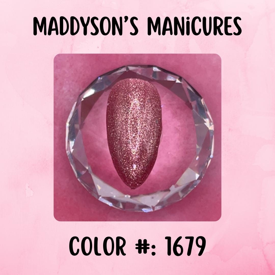 Pink 1679 Pink Press-on Nails | Hand Painted Press on Nails | 30+ Shape Options ...