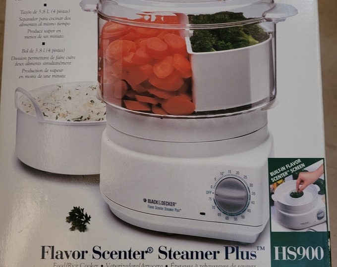 Black & Decker Flavor Scenter Steamer Plus HS900 New in Box Etsy