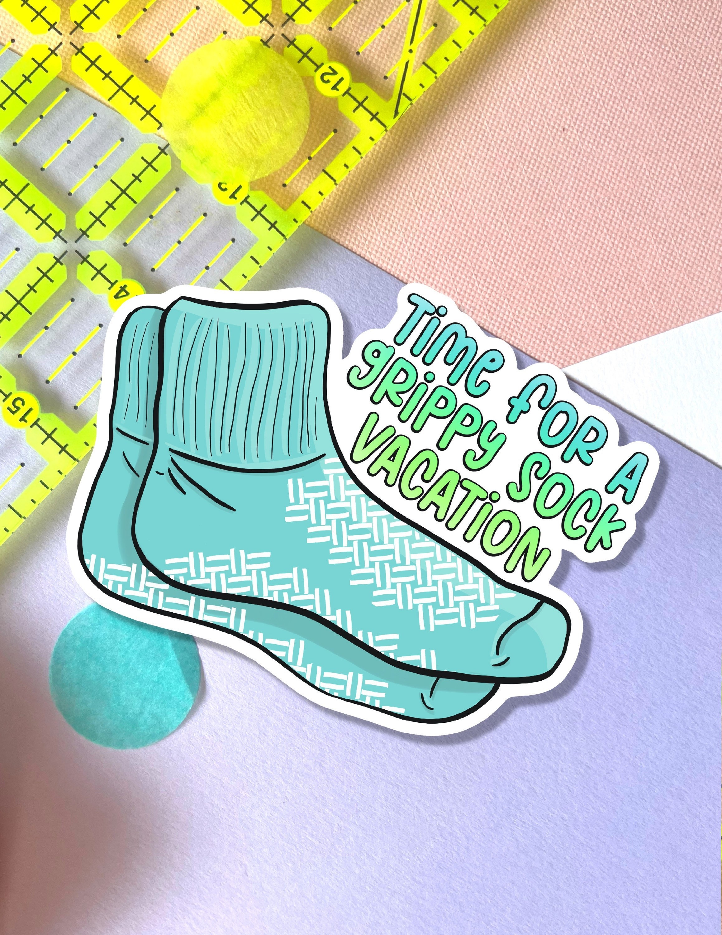 Grippy Socks Princess Meme Sticker By EtherealEnigma