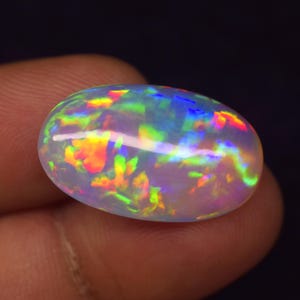 AAA++Ethiopian Fire Faceted Opal 11.8 Cts | Natural Loose Rare Opal Gemstone