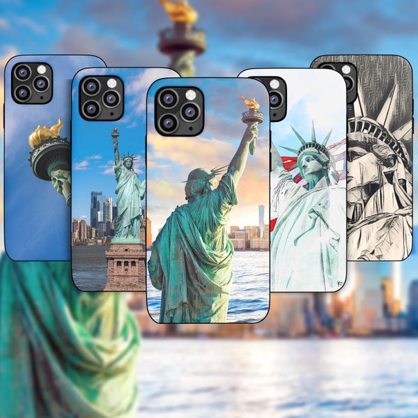 Status of Liberty Housse de protection pour iPhone 14 Pro Max 13 12 11 XR/Caes pour Samsung S24 S23 S22 S20FE Google pixel