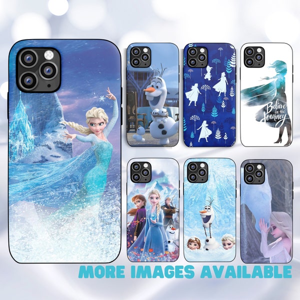 Disney Princess Elsa Phone Case for iPhone 15 14 13 12 11 XR X Pro / Case for Samsung S24 S23 S22 Ultra A14 A54 A34 A33 A14 A15 5G 4G