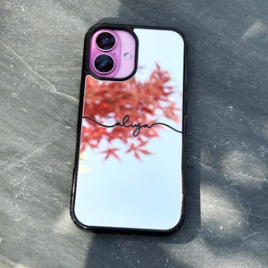 Personalisierte Handyhülle für iPhone 16 15 14 13 12 11 Silber Spiegel / Handyhülle für Samsung S25 S24 / Personalisierter Name und Farbe