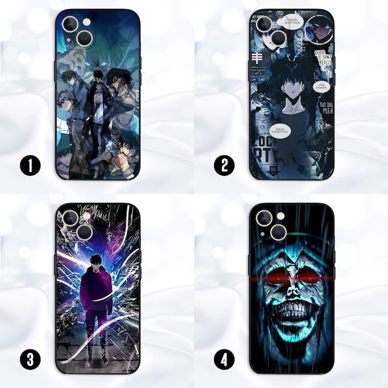 Solo RPG Korea Anime Manga Comic Phone case for iPhone 15 14 13 12 11 XR XS X 8 7 / Case for Samsung S24 S23 S22 A34 A14 A15 / Pixel 8 7 image 4