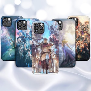 Final Fantasy XIV Fan Art Phone case for iPhone 15 14 13 12 11 XR XS X 8 7 /  Case for Samsung S23FE S22 S21 S20 A54 A53 A33 A15 / Pixel