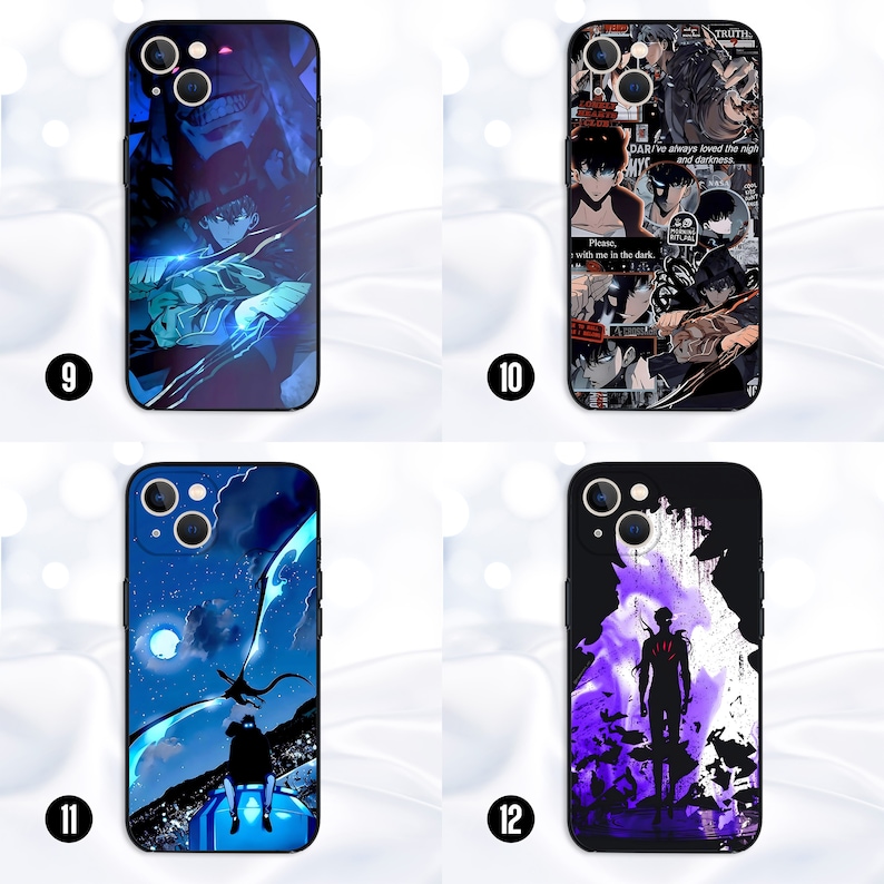 Solo RPG Korea Anime Manga Comic Phone case for iPhone 15 14 13 12 11 XR XS X 8 7 / Case for Samsung S24 S23 S22 A34 A14 A15 / Pixel 8 7 image 6