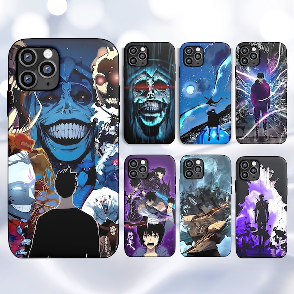 Solo RPG Corée Anime Manga BD Coque de téléphone pour iPhone 15 14 13 12 11 XR XS X 8 7/Coque pour Samsung S24 S23 S22 A34 A14 A15/Pixel 8 7