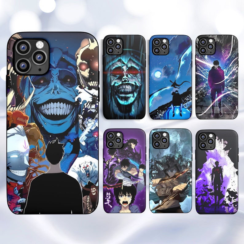 Solo RPG Korea Anime Manga Comic Phone case for iPhone 15 14 13 12 11 XR XS X 8 7 / Case for Samsung S24 S23 S22 A34 A14 A15 / Pixel 8 7 image 1