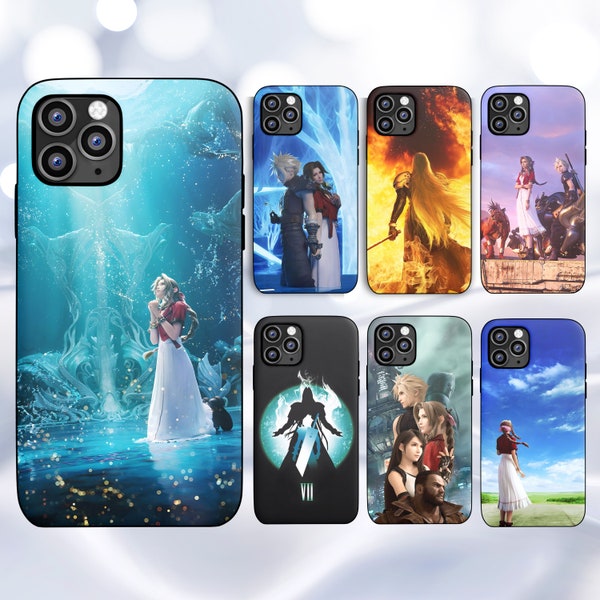 Final Fantasy 7 Rebirth and  Remake Phone Case for iPhone 14 13 12 11 8 7 6 iPhone XR X Pro Plus / Case for Samsung S24 S23 S22 S21 A14 A54