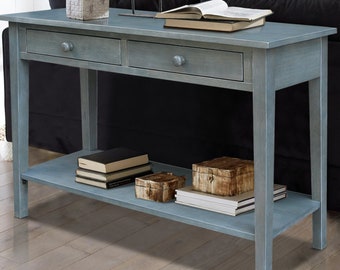 Customizable Solid Wood Console Table | Entryway Table | Sofa Table |Media Console Table | Accent Furniture | Table for under TV