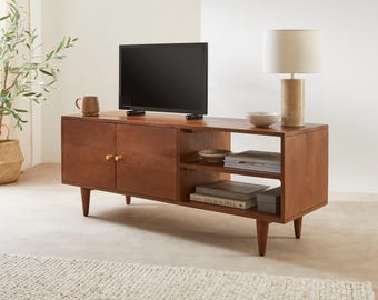 Scandinavian Walnut Oslo TV Stand