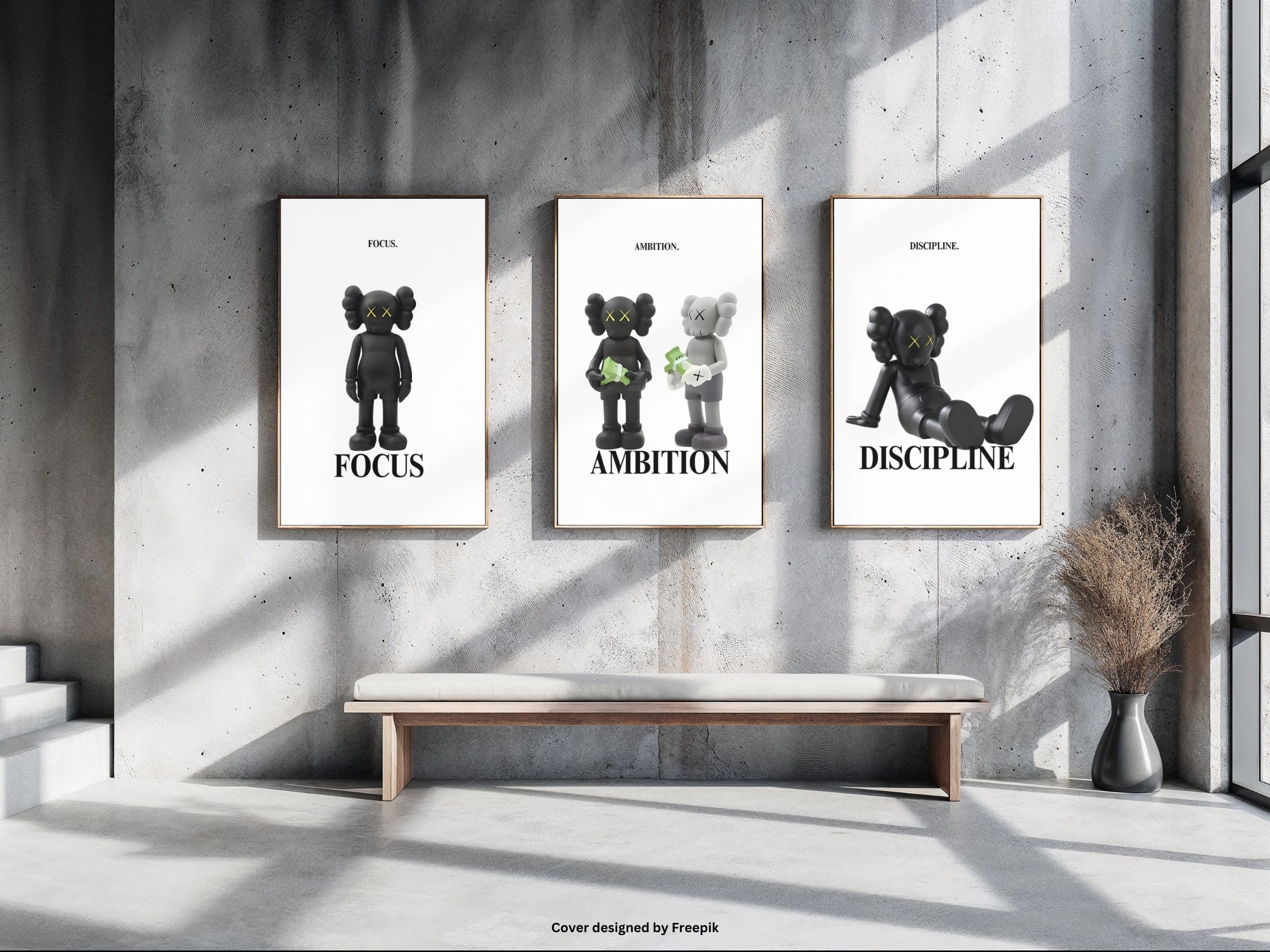 MEDICOM TOY - Kaws Tokyo First Poster ポスター 3点セット MEDICOM TOY - Kaws Tokyo First Poster ポスター 3点セット