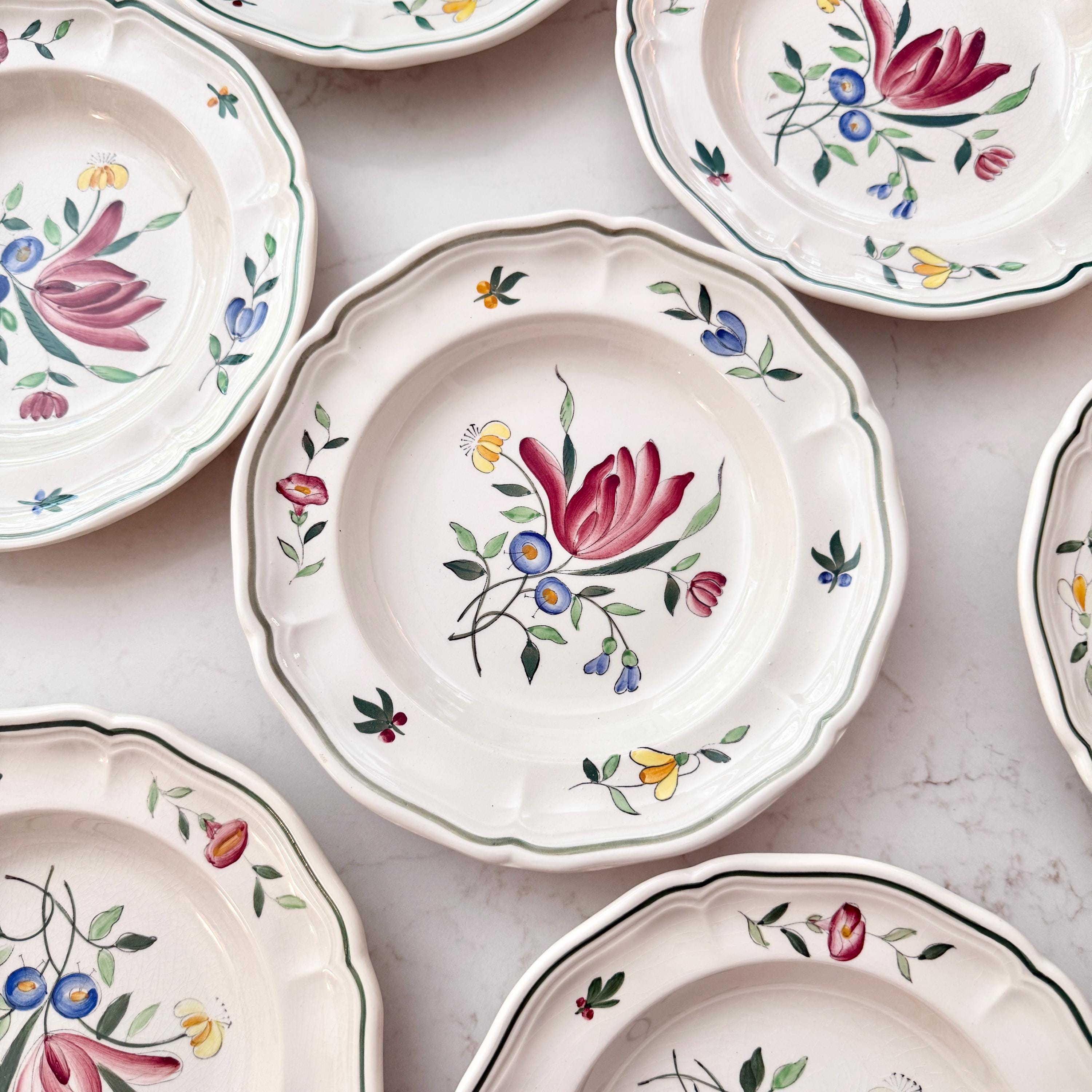 ヴィンテージ Swinnertonプレート　6枚セット皿　Parisienne French dinnerware - Etsy 日本