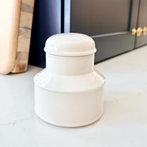 Vintage Midwinter Stonehenge Sugar Jar, English Stoneware