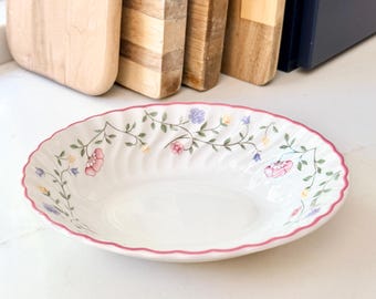 Johnson Bros Summer Chintz Oval Vegetable Serving Bowl - 9" - Made in England