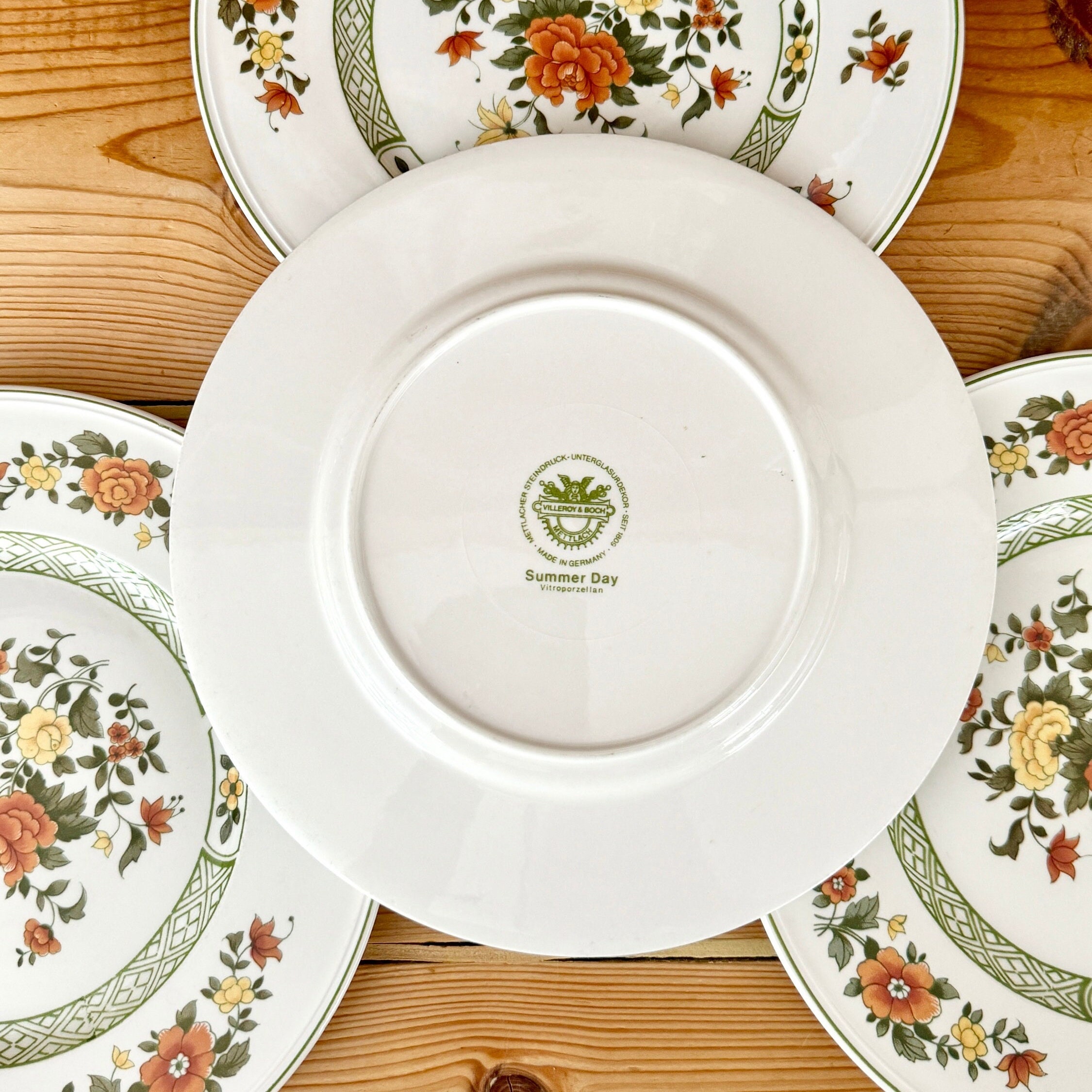 Villeroy & Boch Summer Day Plate: Floral Lattice Dinnerware - Etsy