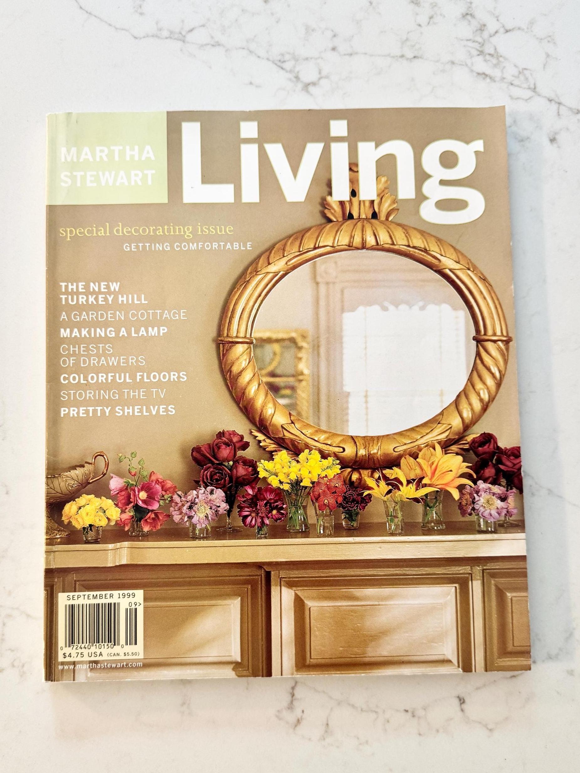 Revista Martha Stewart Living, septiembre de 1999. Número 72.  Coleccionable. - Etsy México, image size:1850x2466