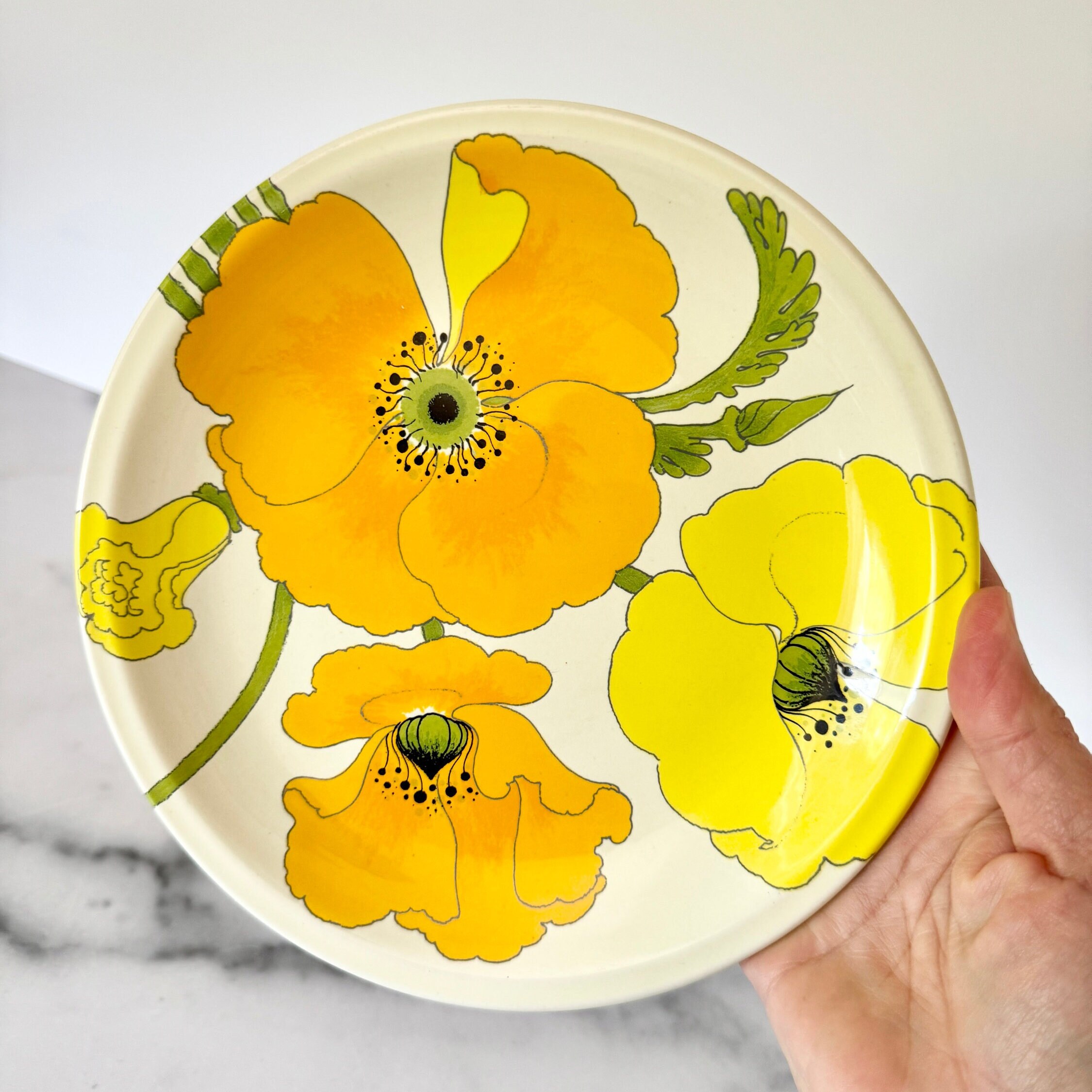 Metlox Poppytrail Wild Poppy Salad Plates. Sold Separately