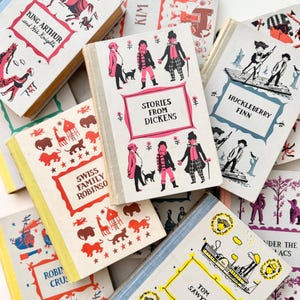 Vintage Junior Deluxe Editions - 1950s Classic Children&#39;s Hardback Books - Sold Separately - Collectible Books