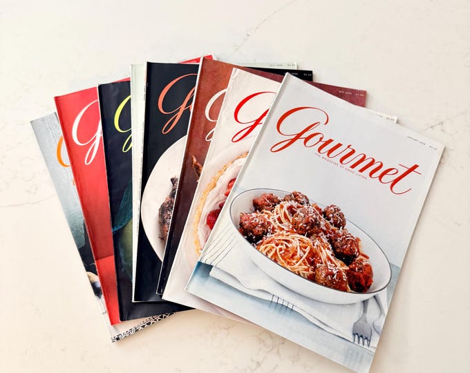 Gourmet Magazine 2009 Collection — Iconic Food Photography, Vintage ...