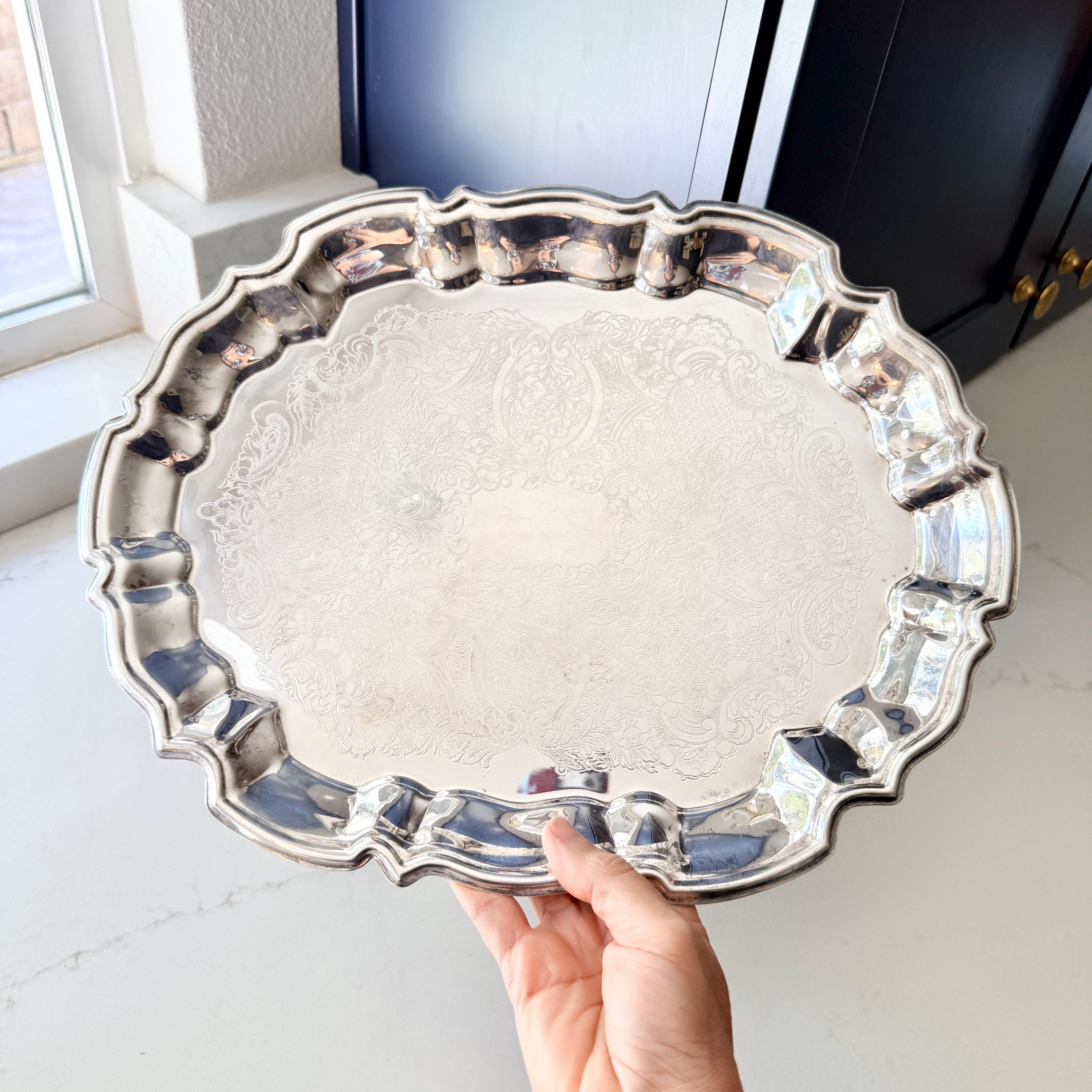 Leonard Silver Tray - Etsy