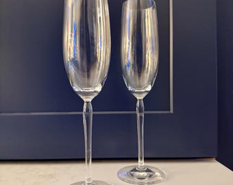 Schott Zwiesel Champagne Flutes: Tritan Crystal Toasting Glasses, Set of 2