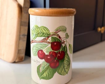 Portmeirion Pomona Canister, Susan Williams-Ellis, Made in Britain