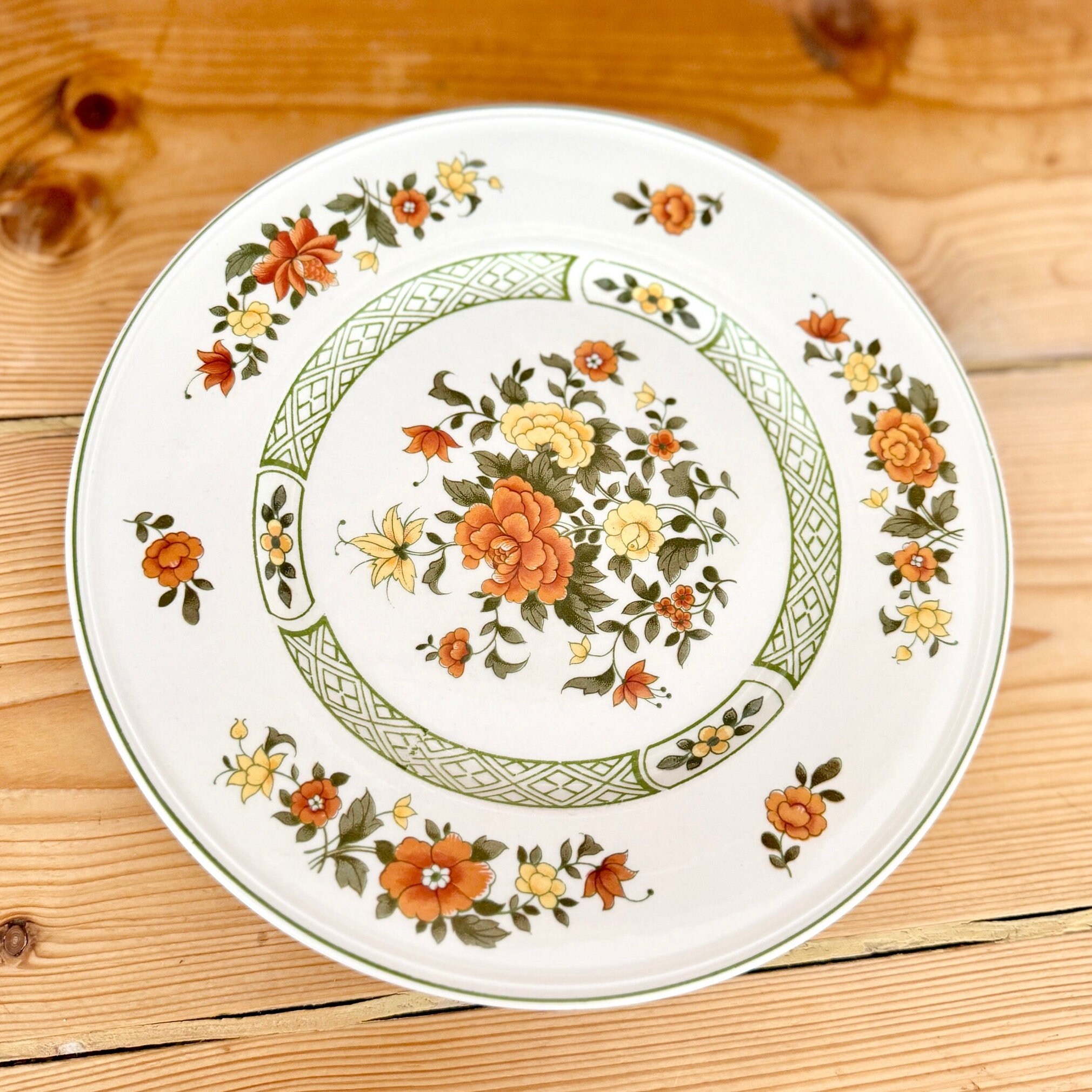 Villeroy & Boch Summer Day Plate: Floral Lattice Dinnerware - Etsy