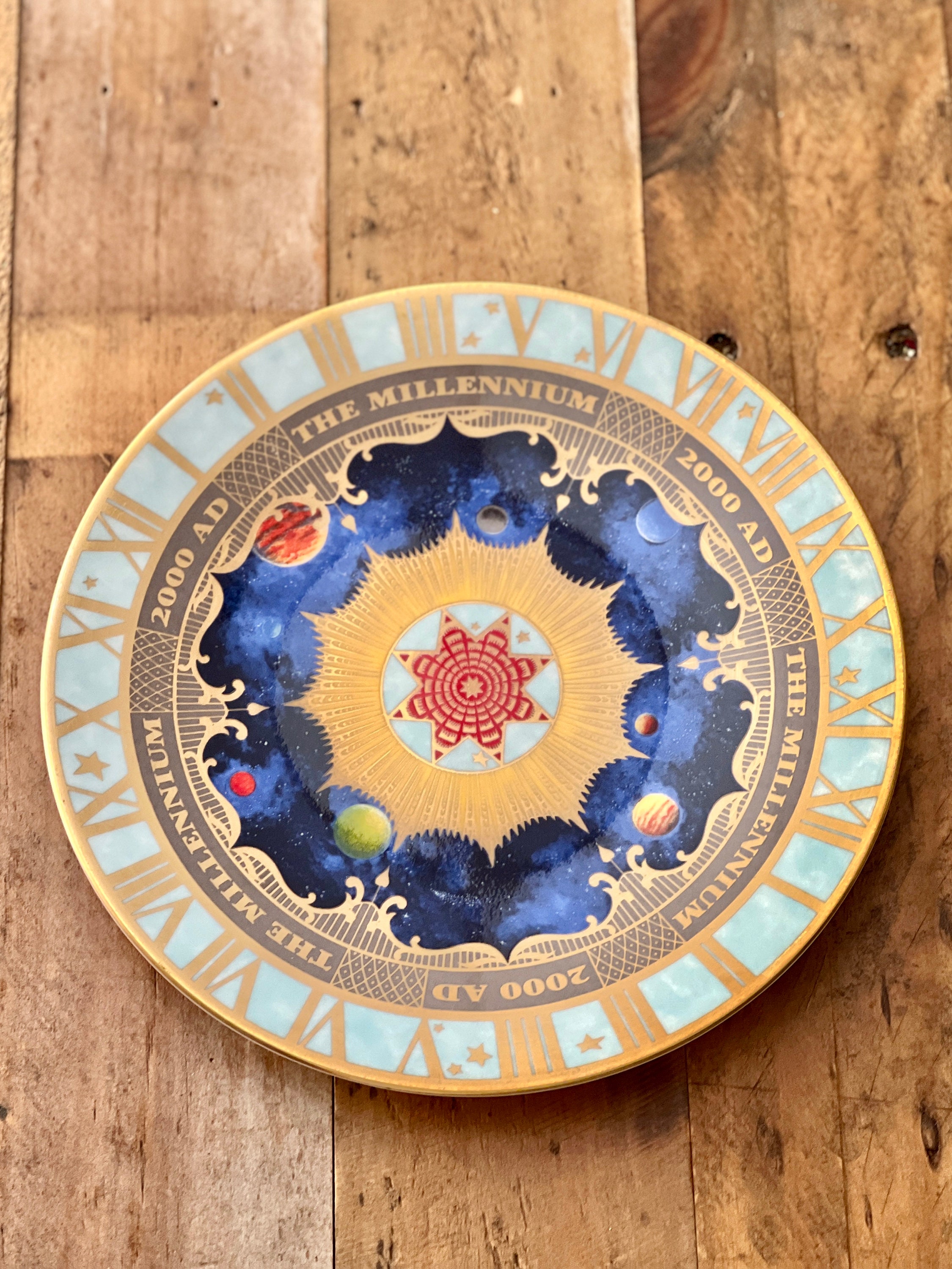  WORCESTER ミレニアム記念プレート ROYAL WORCESTER ミレニアム記念品プレート