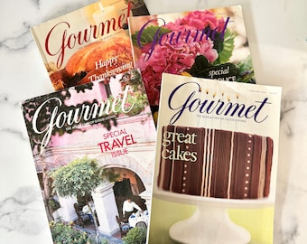 2001 Gourmet Magazines. Your Choice Sold Separately. Ruth Reichl Editor. Vintage Cooking Magazines