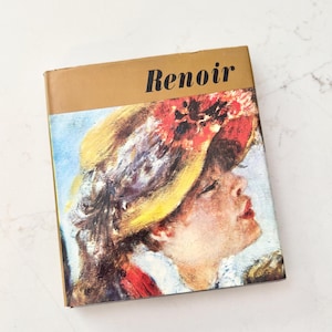 Vintage Renoir Art Book: 1967 Hardback Edition with Dust Jacket