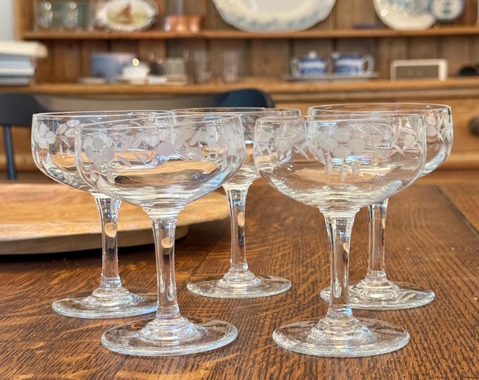 6 Coupes à Champagne Taillées - Cadeau élégant Pour Mariage, Anniversaire