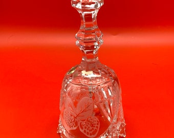 ホフバウアー バードス ドイツ製 鉛製 クリスタルベル 枝にフロスト