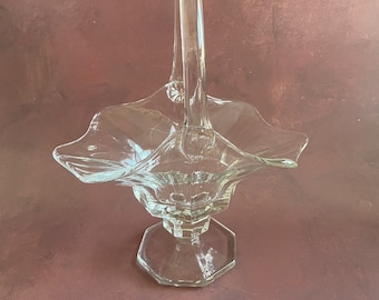 Großes klares Glas Flutter Top Braut Hochzeit Korb