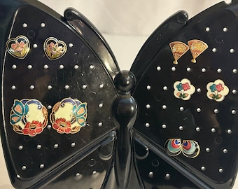 Vintage Cloisonne Post Earrings in Multiple Styles